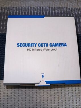 Security CCTV Camera HD Infrared Waterproof - White/Blue MAKE AN OFFER
